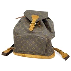 Louis Vuitton-Louis Vuitton Monogram Montsouris Backpack-Brown
