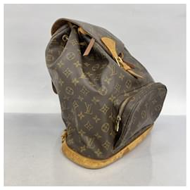 Louis Vuitton-Louis Vuitton Monogram Montsouris Backpack-Brown