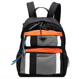 Mochila Patch Tessuto Preta da Prada Preto