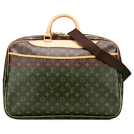 Louis Vuitton-Louis Vuitton Brown Monogram Alize 24 Heures-Brown