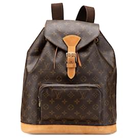 Louis Vuitton-Louis Vuitton Brown Monogram Montsouris GM-Brown