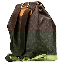 Louis Vuitton-Louis Vuitton Brown Monogram Montsouris GM-Brown