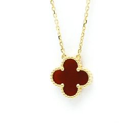 Collar Vintage Alhambra de Van Cleef & Arpels Roja Dorado