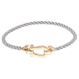 Bracelet de charme Fred Force 10 en or rose Doré