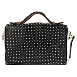 Tod's-Tod's Gommino Leather Shoulder Bag-Brown,Black