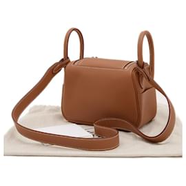 Hermès-Hermes Lindy Mini Shoulder Bag-Brown