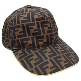 Fendi-Casquette de baseball Fendi Femme à motif Zucca-Marron
