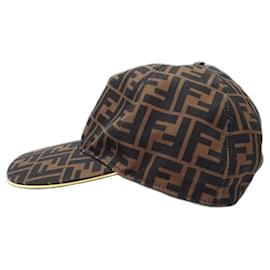 Fendi-Casquette de baseball Fendi Femme à motif Zucca-Marron