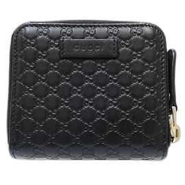 Gucci Bi-fold Wallet in Black Leather Black