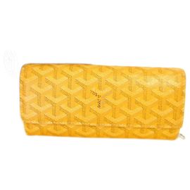Cartera Larga Varenne Goyard en Amarillo Amarillo