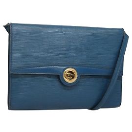 LOUIS VUITTON Epi Pochette Arche Borsa a Spalla Blu M52575 LV Auth 124831 Blu