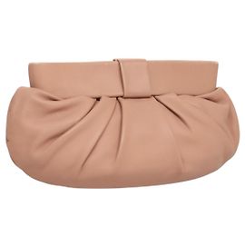 VALENTINO Borsa Clutch in Pelle Rosa Oro Auth bs26076 Rosa D'oro