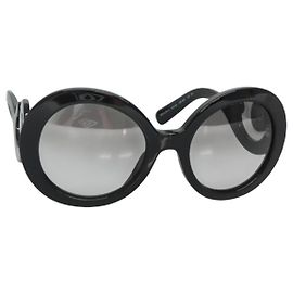 Gafas de sol PRADA de plástico negras Auth am8519 Negro