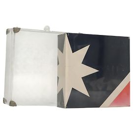 LOUIS VUITTON LV Cup Australia Puzzle Visionaire 30 Solo 6000 Rosso Auth EC840 Bianco Rosso