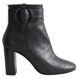 SéZane Boots en cuir Noir