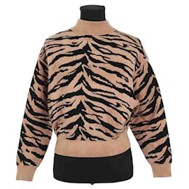 Alaïa Brauner Pullover Braun