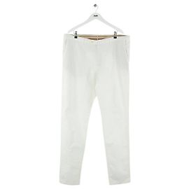 Loro Piana Calças de algodão Branco