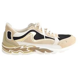 Sandro Baskets Flame en daim beiges Beige