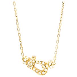 Collar de diamantes Fred Force 10 Dorado