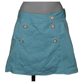 D&G-miniskirt-Turquoise