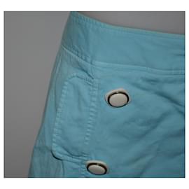 D&G-miniskirt-Turquoise