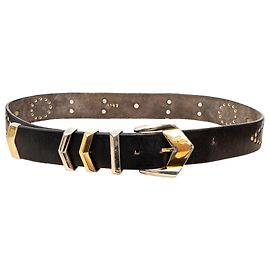 Gianni Versace Cintura Vintage Versace Nero