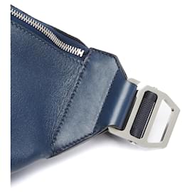 Hermès-Hermès Belt Bag 2017-2020 Cityslide GM Blue Swift Leather Bag on Belt Hermes-Blue,Silver hardware