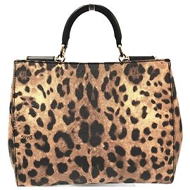 Dolce & Gabbana Sicily Handbag Brown