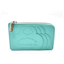 Tiffany & Co Tiffany Blue Leather Coin Purse Other
