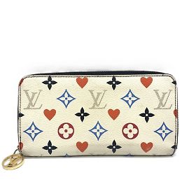 Louis Vuitton Monogram Multicolor Zippy Wallet White Multiple colors