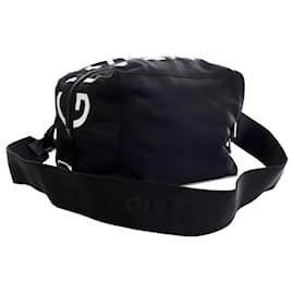 Givenchy-Givenchy Black Small Nylon Pandora Crossbody-Black