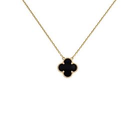 Collana in Oro Giallo 18K Van Cleef & Arpels Alhambra Giallo