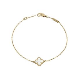 Bracciale charm Sweet Alhambra in oro giallo 18K di Van Cleef & Arpels Giallo