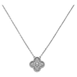 Collar de Oro Blanco de 18K Alhambra de Van Cleef & Arpels Blanco