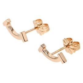 Tiffany & Co Orecchini a perno Tiffany T Smile in oro rosa 18K Altro
