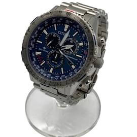 Citizens of Humanity-Citizen Promaster Sky Series Eco-Drive Radio-Controlled Watch-Blue