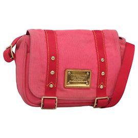 LOUIS VUITTON Antigua Busas PM Bolsa de Ombro Rosa M40071 LV Auth ep9043 Rosa