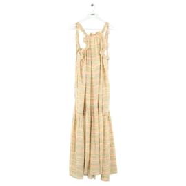Ulla Johnson Vestido de seda multicolor Multicor