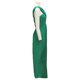 Johanna Ortiz-Johanna Ortiz Emerald Maasai Mara Ankle Dress-Green
