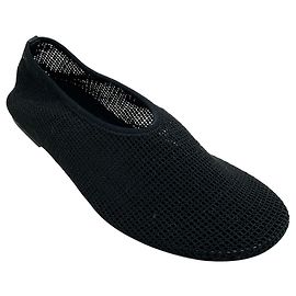 Khaite Black Maiden Mesh Flats Black
