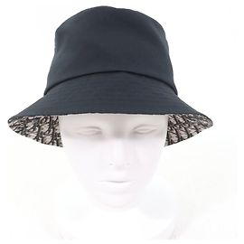 Cappello bucket Oblique TEDDY-D di Christian Dior Nero