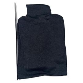 Agnona Cashmere-Mix Mikroripp Rollkragen Anthrazitgrau