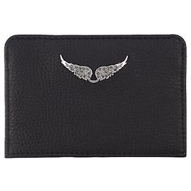 Zadig & Voltaire Zv Pass Grained Leather Black Black
