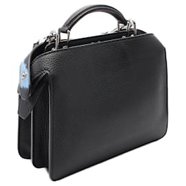 Fendi-Fendi Leather Peekaboo ISeeU X-Cross Handbag 7VA582-Black