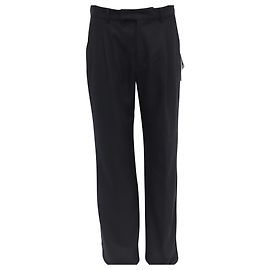 Amiri Faltenhose aus schwarzer Wolle Schwarz