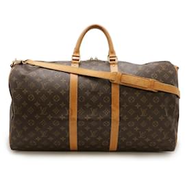 Louis Vuitton-Louis Vuitton Monogram Keepall Bandouliere 2way Travel Bag M41414-Brown