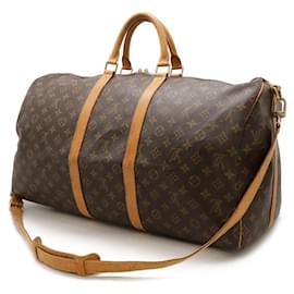 Louis Vuitton-Louis Vuitton Monogram Keepall Bandouliere 2way Travel Bag M41414-Brown
