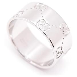 Anillo de oro blanco Au750 Gucci Icon Plata Metálico