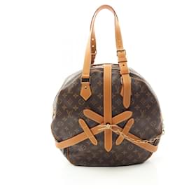 Louis Vuitton-Louis Vuitton Monogram Soft Hat Trunk Boston Bag M44750-Brown
