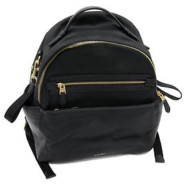 Coach 99290 Nylon Canvas Calf Backpack Black